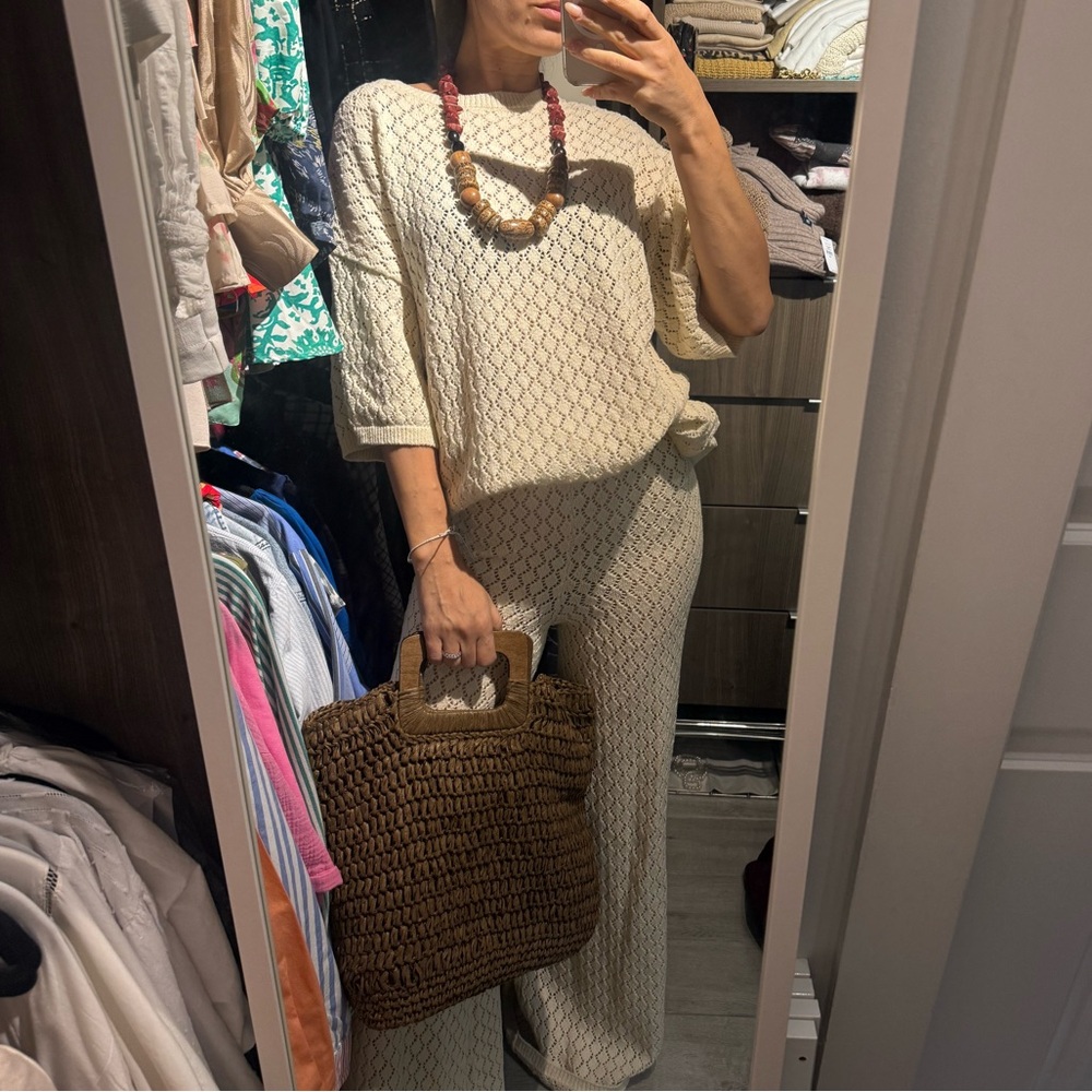 NWOT Mango Cream Knit set